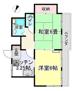 フレクス千秋【2階】の間取り