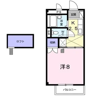 メゾン ボーA【1階】の間取り