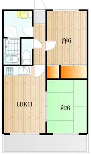 山口県下関市清末中町1【マンション】の間取り
