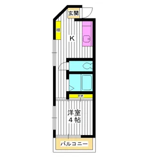 東京都練馬区向山3【アパート】の間取り