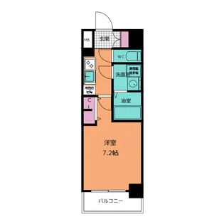 エス・キュート丸の内【7階】の間取り