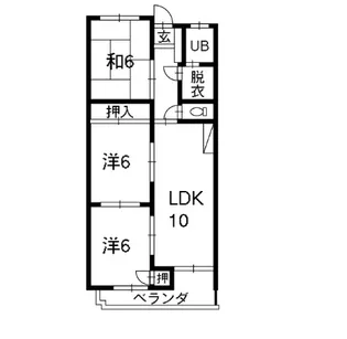 リバーサイドマンション【1階】の間取り
