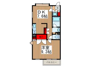 パティオ並木【2階】の間取り