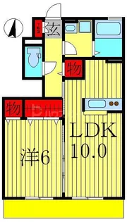コンフォート【1階】の間取り
