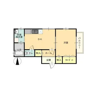 アールグレイ中央【1階】の間取り