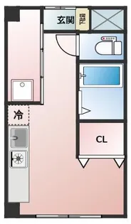 ハイブリッジ11【4階】の間取り