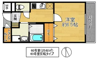 大阪府東大阪市稲田本町3【アパート】の間取り