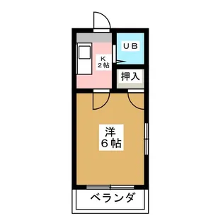 富士レイホービル第5【4階】の間取り