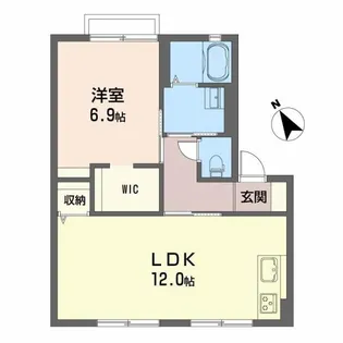 エスト【1階】の間取り