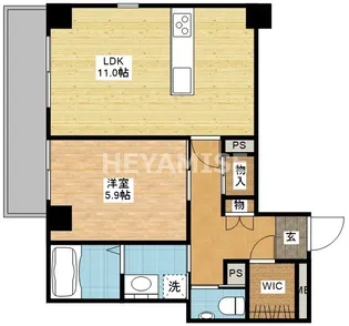 LAHAINA【6階】の間取り