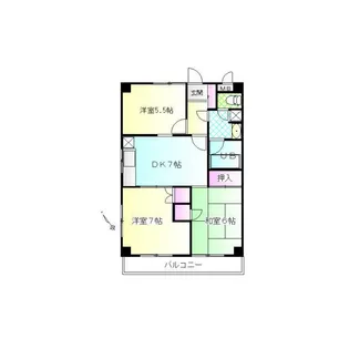 トミーライフ湘南【3階】の間取り