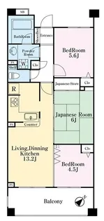 レクセルマンション舞浜第2【2階】の間取り