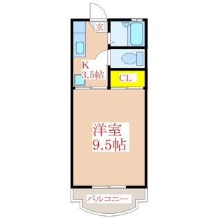 MIIスターマンション【2階】の間取り