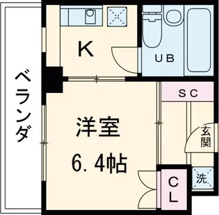 Nasicフローラコート世田谷【3階】の間取り