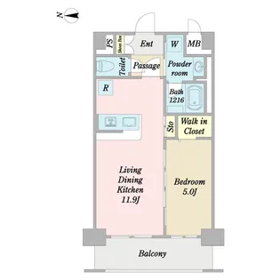 サンウエスト天王台【3階】の間取り