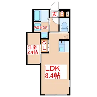 AIR/SOLID【1階】の間取り