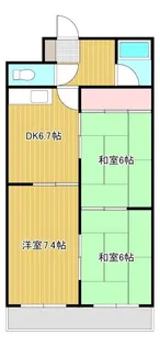 アソルティ伝馬町【6階】の間取り
