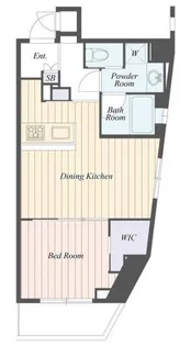 B CITY APARTMENT SUGINAMI TAKAIDO【7階】の間取り