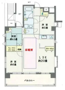 東京都台東区花川戸2【マンション】の間取り
