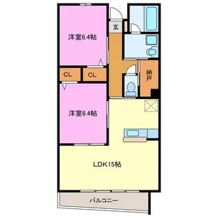 静岡県浜松市中央区有玉台2【マンション】の間取り