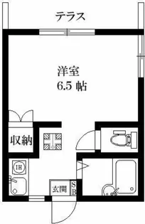 御殿山ハウスA【1階】の間取り