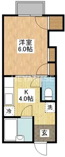 ガーデンハウス片淵【1階】の間取り