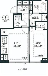 プラウド代々木初台【3階】の間取り