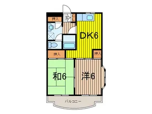 ポポラーレ壱番館【3階】の間取り