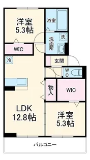 D-ROOM GRACIA B棟【2階】の間取り