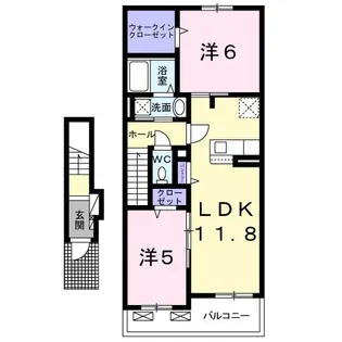Pono terrace【2階】の間取り