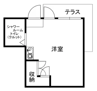 サウスレイク【3階】の間取り