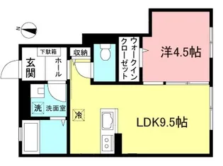 東京都日野市程久保3【アパート】の間取り