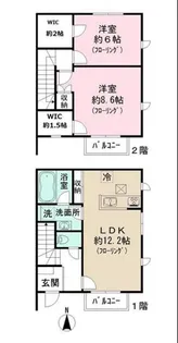東京都杉並区永福4【一戸建】の間取り