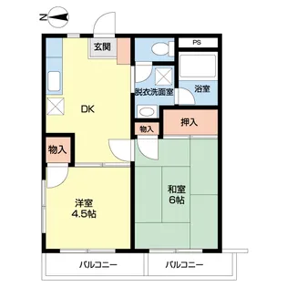 αNEXT高崎第3【1階】の間取り