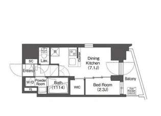 東京都品川区東大井3【マンション】の間取り