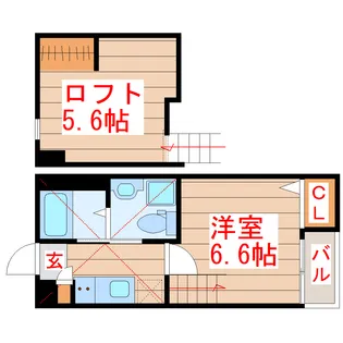 スクエア【1階】の間取り