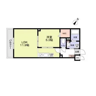 千葉県千葉市中央区松ケ丘町【アパート】の間取り