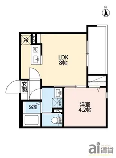 埼玉県所沢市小手指町4【アパート】の間取り