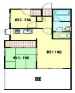 パインズハウス【1階】の間取り
