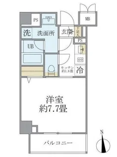 GRANSITE WASEDA【6階】の間取り