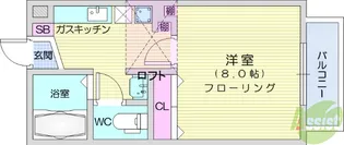 ウェルコート青山【1階】の間取り