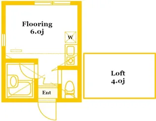ユナイト桜本ロチェスターの杜【1階】の間取り