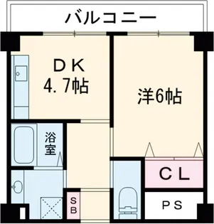 滋賀県大津市大萱1【マンション】の間取り