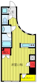 キュクロス【6階】の間取り