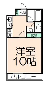 グリューネバルト【2階】の間取り