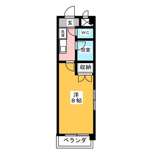 サンヴィエール神山【2階】の間取り