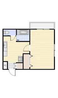 ミレニアム赤坂【3階】の間取り