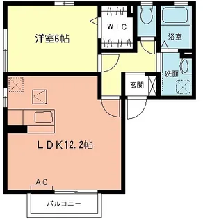ピアコート M【1階】の間取り