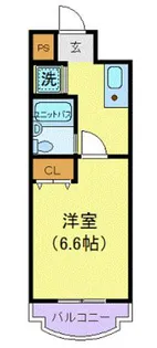 コスモリード溝の口【7階】の間取り