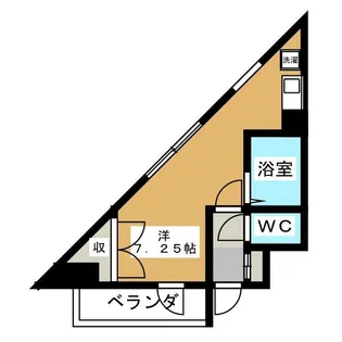 北村ビル【6階】の間取り